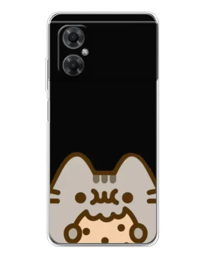 Чехол для Xiaomi Redmi Note 11R с картинкой «Пушин на черном»
