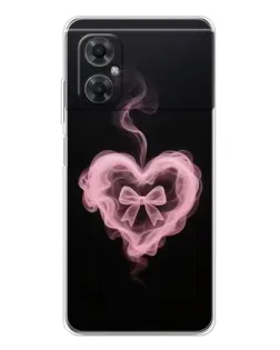 Чохол для Xiaomi Redmi Note 11R з картинкою «Димчасте серце»