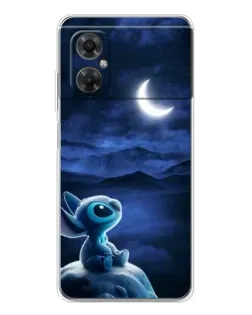 Чехол для Xiaomi Redmi Note 11R с картинкой «Лунная ночь Стича»