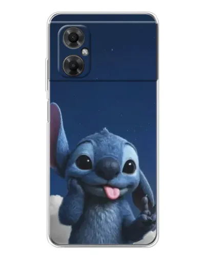 Чехол для Xiaomi Redmi Note 11R с картинкой «Стич в облаках»