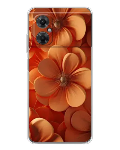 Чехол для Xiaomi Redmi Note 11R с картинкой «Оранжевый макро цветок» Чехол для Xiaomi Redmi Note 11R с картинкой «Оранжевый макро цветок»