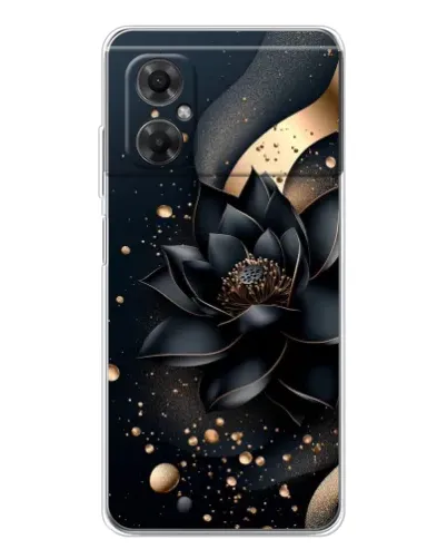 Чехол для Xiaomi Redmi Note 11R с картинкой «Черный лотос» Чехол для Xiaomi Redmi Note 11R с картинкой «Черный лотос»