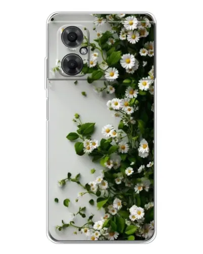 Чехол для Xiaomi Redmi Note 11R с картинкой «Ветка мелких белых цветов» Чехол для Xiaomi Redmi Note 11R с картинкой «Ветка мелких белых цветов»