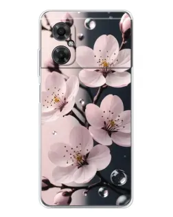 Чохол для Xiaomi Redmi Note 11R з картинкою «Ніжня сакура та краплі» Чохол для Xiaomi Redmi Note 11R з картинкою «Ніжня сакура та краплі»