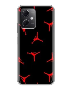 Чохол для Xiaomi Redmi Note 12 (5G) з картинкою «Jordan Red Pattern» Чохол для Xiaomi Redmi Note 12 (5G) з картинкою «Jordan Red Pattern»