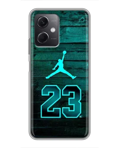 Чохол для Xiaomi Redmi Note 12 (5G) з картинкою «Jordan Cyan 23» Чохол для Xiaomi Redmi Note 12 (5G) з картинкою «Jordan Cyan 23»