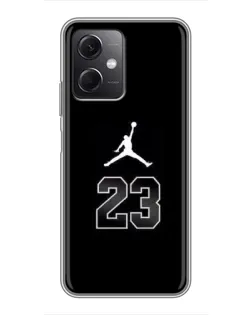 Чохол для Xiaomi Redmi Note 12 (5G) з картинкою «Jordan Flight 23»
