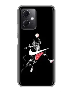 Чохол для Xiaomi Redmi Note 12 (5G) з картинкою «Jordan Jumpman»