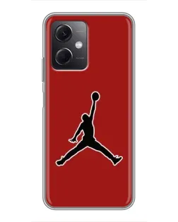 Чохол для Xiaomi Redmi Note 12 (5G) з картинкою «Jordan Red Back»