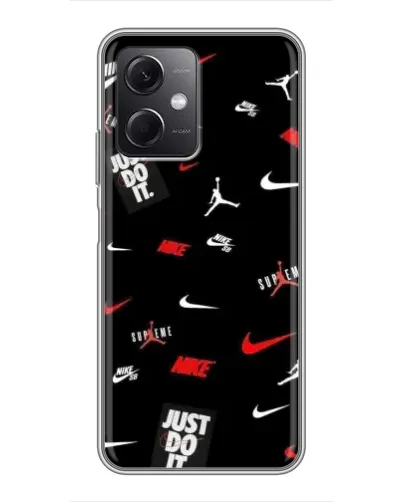 Чохол для Xiaomi Redmi Note 12 (5G) з картинкою «Nike Mix Pattern» Чохол для Xiaomi Redmi Note 12 (5G) з картинкою «Nike Mix Pattern»