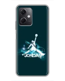 Чохол для Xiaomi Redmi Note 12 (5G) з картинкою «Jordan Blue Fire»