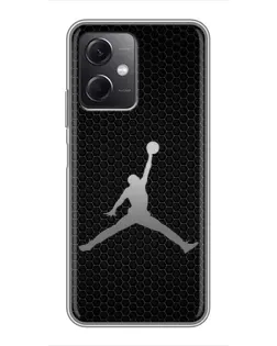 Чохол для Xiaomi Redmi Note 12 (5G) з картинкою «Jordan Dark Carbon»