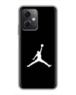 Чохол для Xiaomi Redmi Note 12 (5G) з картинкою «Jordan Silhouette»