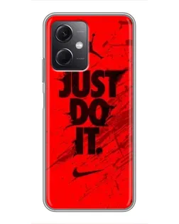 Чохол для Xiaomi Redmi Note 12 (5G) з картинкою «Nike Just Do It»