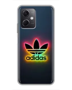 Чохол для Xiaomi Redmi Note 12 (5G) з картинкою «Неоновий Adidas»