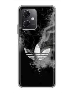 Чохол для Xiaomi Redmi Note 12 (5G) з картинкою «Абстрактний дим Adidas»