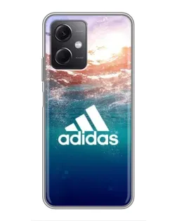 Чохол для Xiaomi Redmi Note 12 (5G) з картинкою «Океанська глибина адідас»