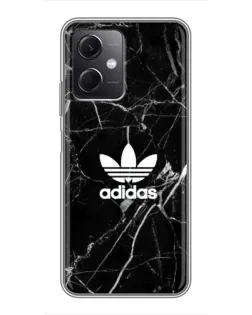 Чохол для Xiaomi Redmi Note 12 (5G) з картинкою «Білий мармур Adidas»