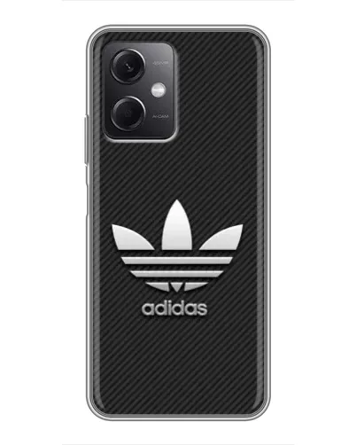 Чохол для Xiaomi Redmi Note 12 (5G) з картинкою «Adidas Карбонова текстура» Чохол для Xiaomi Redmi Note 12 (5G) з картинкою «Adidas Карбонова текстура»