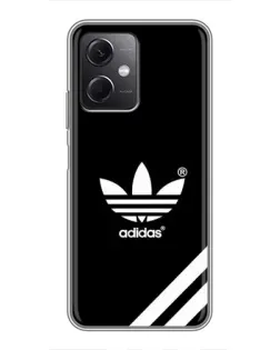 Чохол для Xiaomi Redmi Note 12 (5G) з картинкою «Adidas з діагональними смугами»