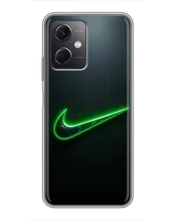 Чохол для Xiaomi Redmi Note 12 (5G) з картинкою «Неоновий контур Nike» Чохол для Xiaomi Redmi Note 12 (5G) з картинкою «Неоновий контур Nike»