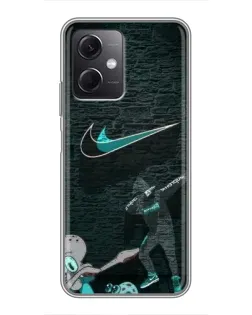 Чохол для Xiaomi Redmi Note 12 (5G) з картинкою «Спортивний арт Nike» Чохол для Xiaomi Redmi Note 12 (5G) з картинкою «Спортивний арт Nike»