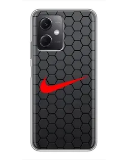Чохол для Xiaomi Redmi Note 12 (5G) з картинкою «Nike — карбонова сітка» Чохол для Xiaomi Redmi Note 12 (5G) з картинкою «Nike — карбонова сітка»