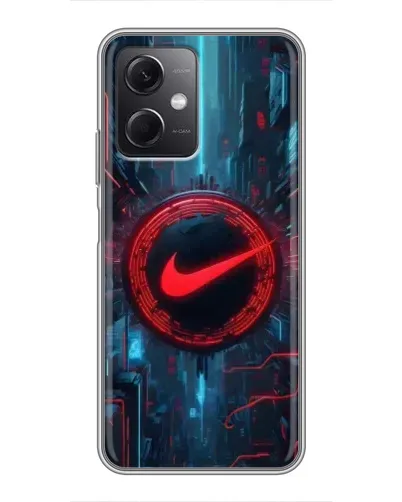 Чохол для Xiaomi Redmi Note 12 (5G) з картинкою «Техногенний стиль Nike»