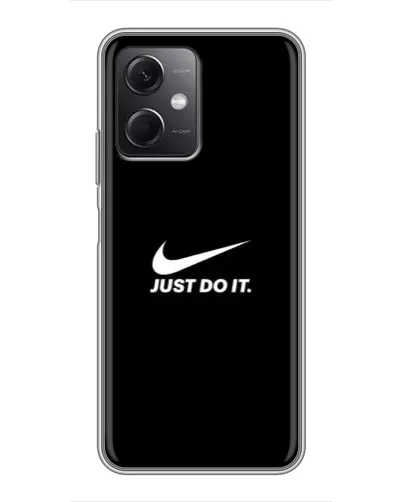 Чохол для Xiaomi Redmi Note 12 (5G) з картинкою «Мінімалізм від Nike»
