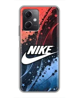 Чохол для Xiaomi Redmi Note 12 (5G) з картинкою «Градієнтний принт Найк»