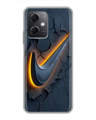 Чохол для Xiaomi Redmi Note 12 (5G) з картинкою «Об'ємний логотип Найк»