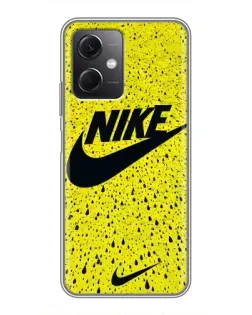Чохол для Xiaomi Redmi Note 12 (5G) з картинкою «Жовтий текстурний Nike»