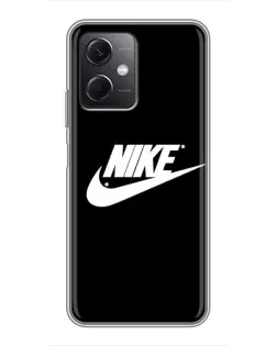 Чохол для Xiaomi Redmi Note 12 (5G) з картинкою «Nike — мазки фарби»