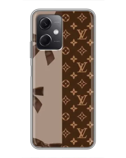 Чохол для Xiaomi Redmi Note 12 (5G) з картинкою «Louis Vuitton — банти»