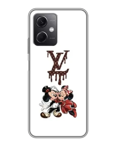 Чохол для Xiaomi Redmi Note 12 (5G) з картинкою «LV та Міккі Маус»