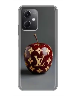 Чохол для Xiaomi Redmi Note 12 (5G) з картинкою «Червоне яблуко LV»