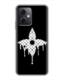 Чохол для Xiaomi Redmi Note 12 (5G) з картинкою «Квіткова монограма»