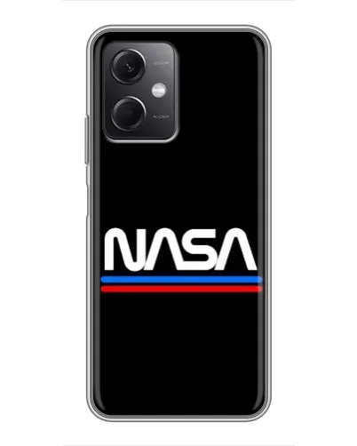Чохол для Xiaomi Redmi Note 12 (5G) з картинкою «NASA — класика Red Blue» Чохол для Xiaomi Redmi Note 12 (5G) з картинкою «NASA — класика Red Blue»