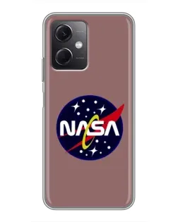 Чохол для Xiaomi Redmi Note 12 (5G) з картинкою «NASA — ретро космос»