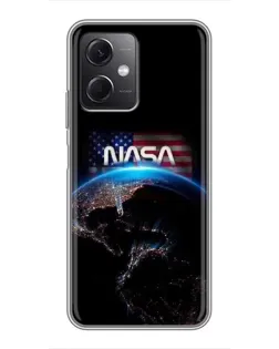 Чохол для Xiaomi Redmi Note 12 (5G) з картинкою «Земля з космосу NASA»