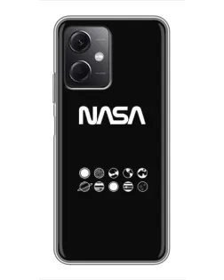 Чохол для Xiaomi Redmi Note 12 (5G) з картинкою «NASA — технічний принт»