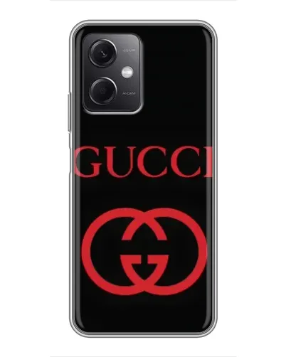 Чохол для Xiaomi Redmi Note 12 (5G) з картинкою «Gucci — червоний логотип» Чохол для Xiaomi Redmi Note 12 (5G) з картинкою «Gucci — червоний логотип»