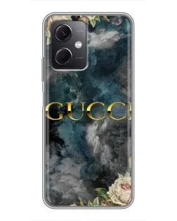 Чохол для Xiaomi Redmi Note 12 (5G) з картинкою «Абстрактні квіти Gucci»