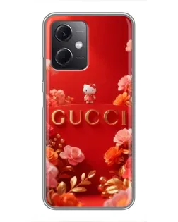 Чохол для Xiaomi Redmi Note 12 (5G) з картинкою «Gucci — золотий сад»