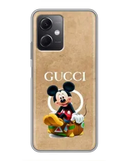 Чохол для Xiaomi Redmi Note 12 (5G) з картинкою «Міккі Маус Gucci — крафт»