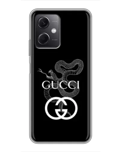 Чохол для Xiaomi Redmi Note 12 (5G) з картинкою «Gucci — срібна змія» Чохол для Xiaomi Redmi Note 12 (5G) з картинкою «Gucci — срібна змія»