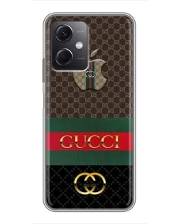 Чохол для Xiaomi Redmi Note 12 (5G) з картинкою «Gucci — брендований десерт»