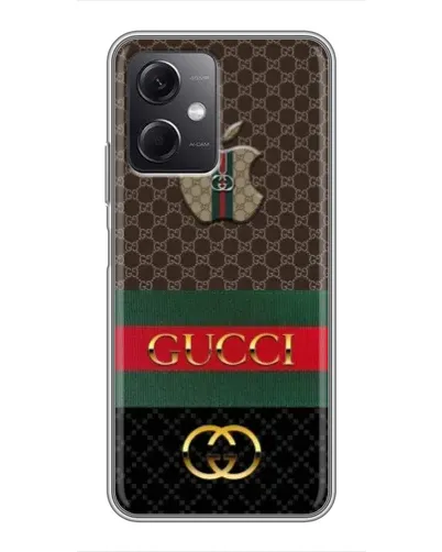 Чохол для Xiaomi Redmi Note 12 (5G) з картинкою «Gucci — брендований десерт» Чохол для Xiaomi Redmi Note 12 (5G) з картинкою «Gucci — брендований десерт»