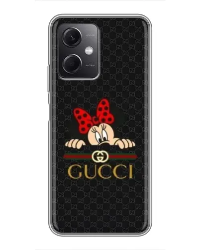 Чохол для Xiaomi Redmi Note 12 (5G) з картинкою «Мінні Маус Gucci — чорний» Чохол для Xiaomi Redmi Note 12 (5G) з картинкою «Мінні Маус Gucci — чорний»