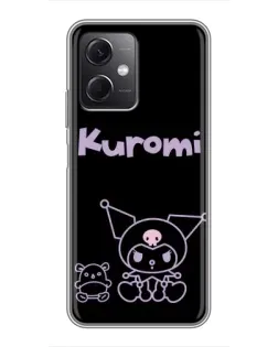 Чохол для Xiaomi Redmi Note 12 (5G) з картинкою «Kuromi — чорний мінімалізм» Чохол для Xiaomi Redmi Note 12 (5G) з картинкою «Kuromi — чорний мінімалізм»